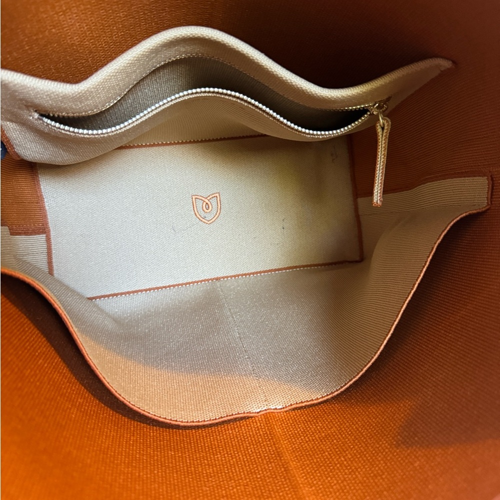 Rothy's Mini Zip Bucket in Amber Brown - Picture 7 of 8